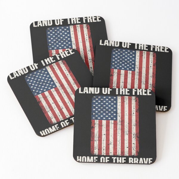 Item preview, Land of the Free – Home of the Brave designed and sold by Freedom In Threads.