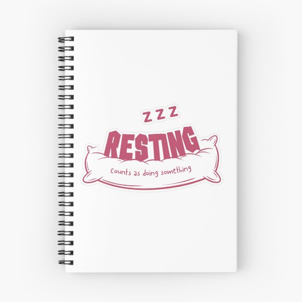 Item preview, Resting Counts As Doing Something designed and sold by MindfulMischief.