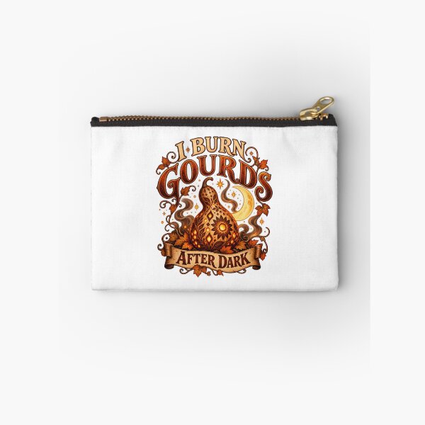 Item preview, I Burn Gourds After Dark Illustrated Halloween Gourd designed and sold by UrbanCanvvas.