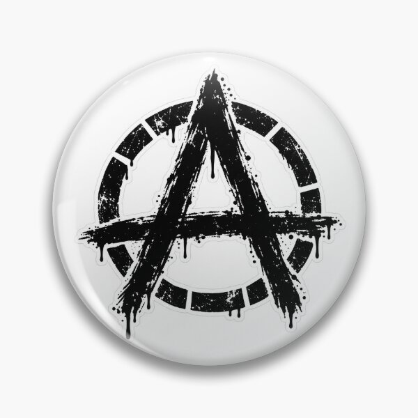 Item preview, Distressed Anarchy Symbol designed and sold by Odins-eye.