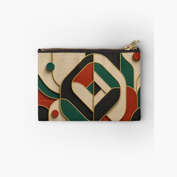 Item preview, Abstract Bird Love Heart - Mid Century Modern Geometric Pattern Art designed and sold by Breezes-of-Ida.