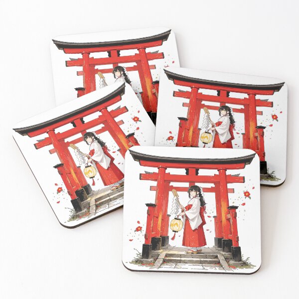 Item preview, Miko Shrine Maiden – Sacred Temple Priestess designed and sold by WUSCHELWORKS.