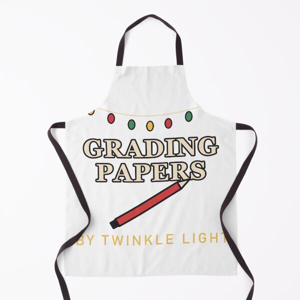 Item preview, Grading Papers by Twinkle Light – Teacher Christmas designed and sold by Gabtrex.
