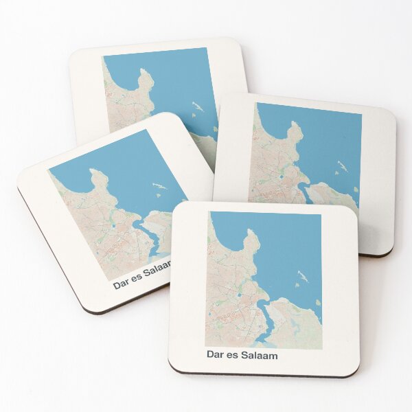 Item preview, Dar es Salaam Minimalistic Map Art designed and sold by MapsNerd.