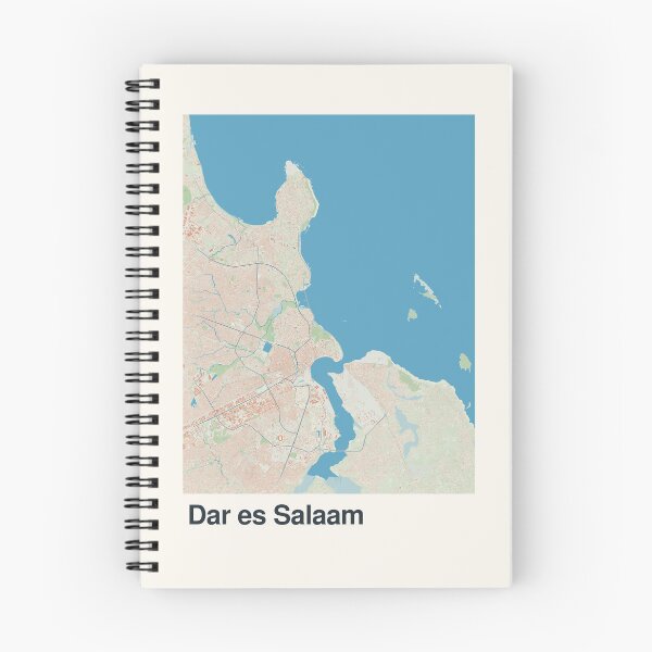 Item preview, Dar es Salaam Minimalistic Map Art designed and sold by MapsNerd.