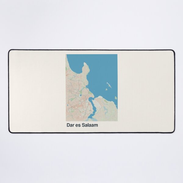 Item preview, Dar es Salaam Minimalistic Map Art designed and sold by MapsNerd.