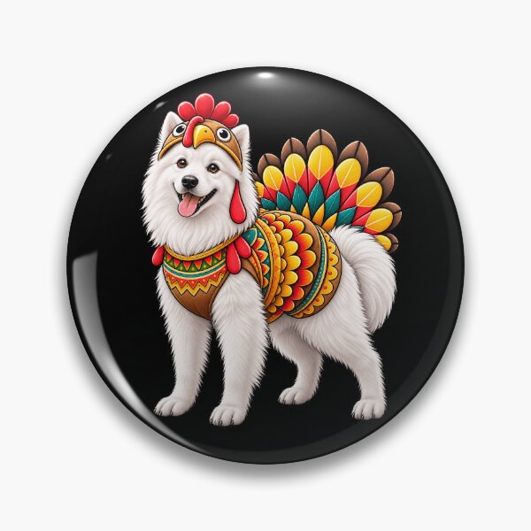 Item preview, Funny American Eskimo Turkey Costume Thanksgiving Dog Lover designed and sold by rafaeltto.