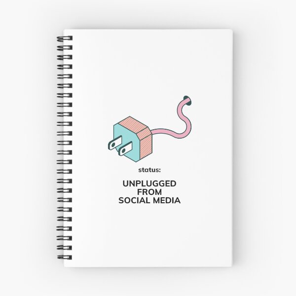 Item preview, Status Unplugged From Social Media Funny designed and sold by Mr besho.