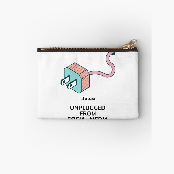 Item preview, Status Unplugged From Social Media Funny designed and sold by Mr besho.