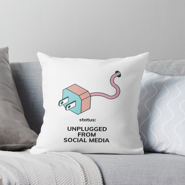 Item preview, Status Unplugged From Social Media Funny designed and sold by Mr besho.