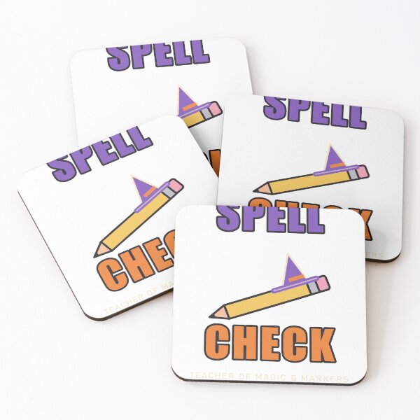 Item preview, Spell Check – Teacher Halloween Witch Pencil designed and sold by Gabtrex.