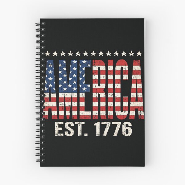 Item preview, America Est. 1776 – Flag Letters designed and sold by Freedom In Threads.