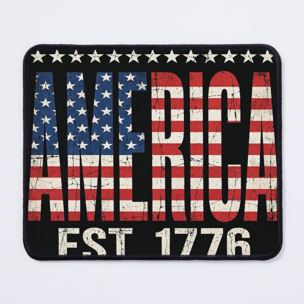 Item preview, America Est. 1776 – Flag Letters designed and sold by Freedom In Threads.