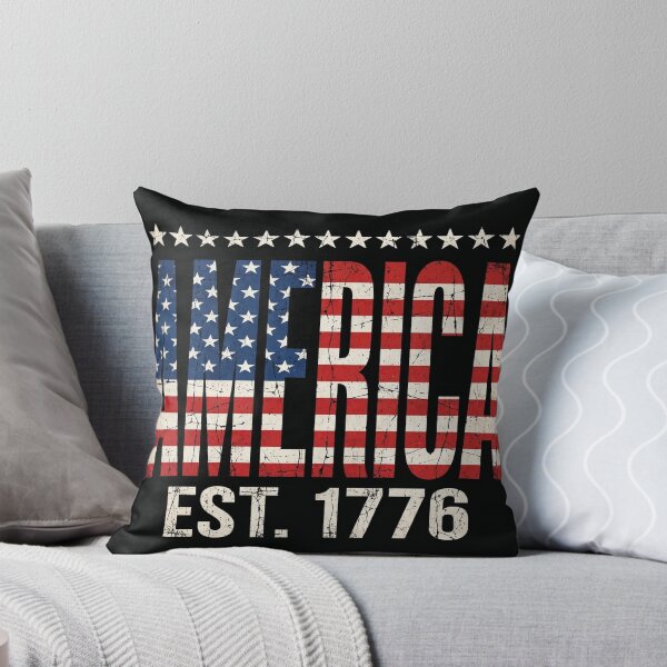 Item preview, America Est. 1776 – Flag Letters designed and sold by Freedom In Threads.