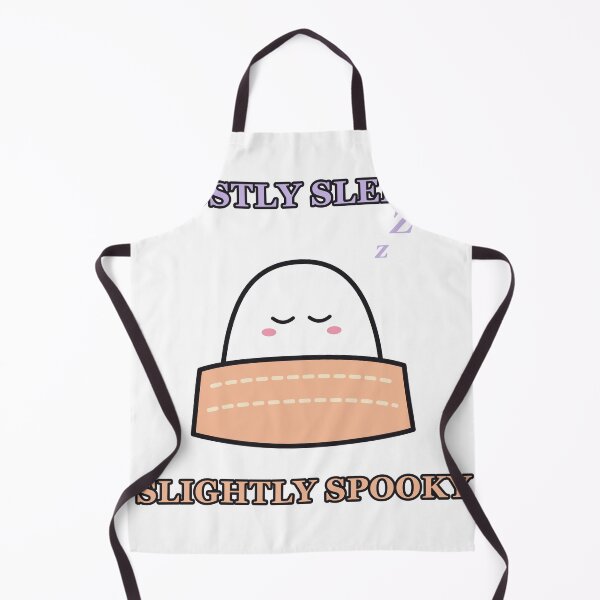 Item preview, Mostly Sleepy Slightly Spooky – Cute Ghost in Blanket designed and sold by Gabtrex.