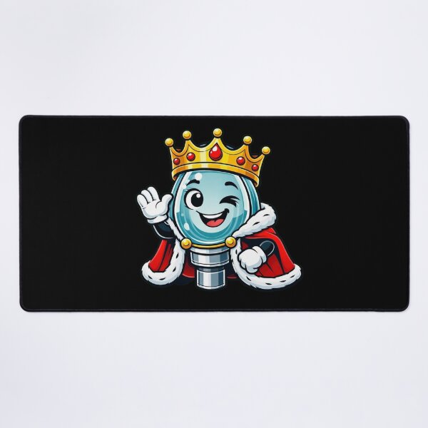 Item preview, The Royal Mask – Funny Anesthesia Tech Crown Sticker designed and sold by Timeless Junction.