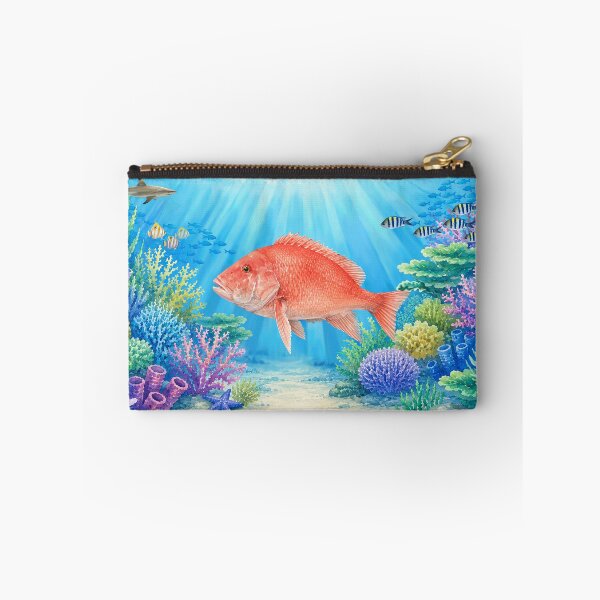 Item preview, Great Barrier Reef with Red Emperor and Shark designed and sold by Kestrelle.
