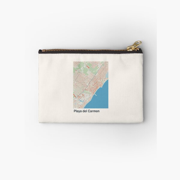 Artikelvorschau, Minimalistische Kartenkunst von Playa del Carmen entworfen und verkauft von MapsNerd.