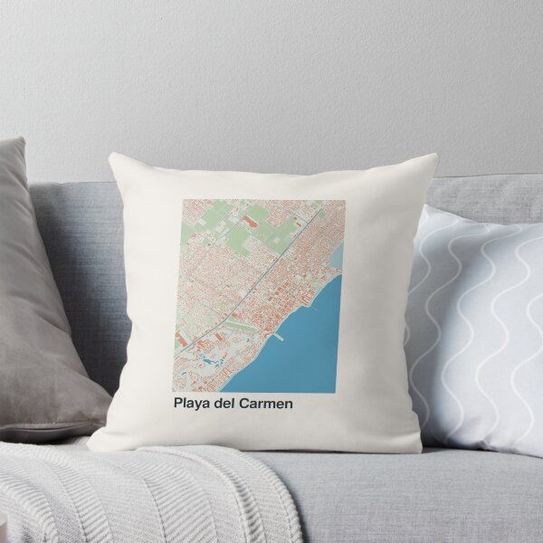 Item preview, Playa del Carmen Minimalistic Map Art designed and sold by MapsNerd.