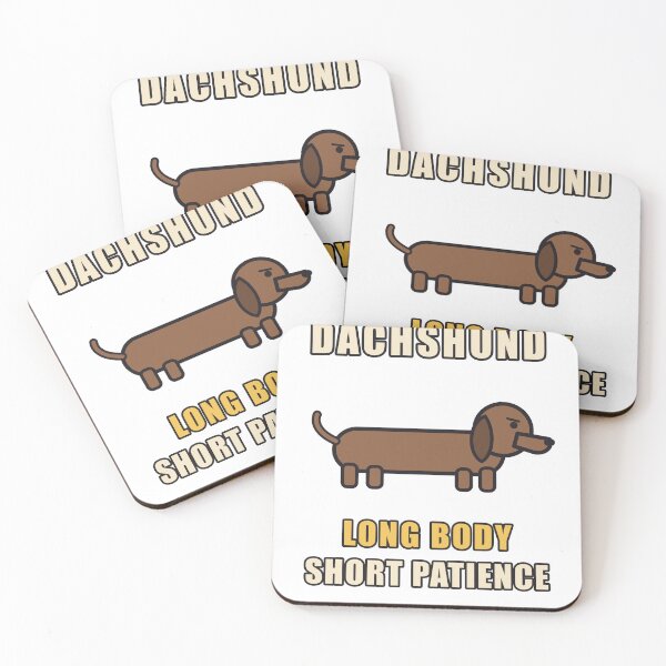 Item preview, Dachshund Long Body Short Patience – Funny Wiener Dog designed and sold by Gabtrex.