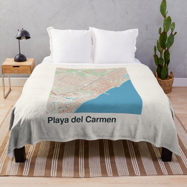 Item preview, Playa del Carmen Minimalistic Map Art designed and sold by MapsNerd.