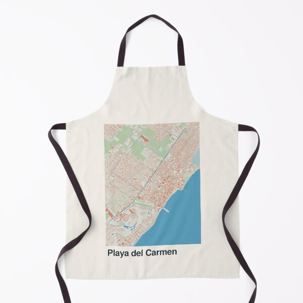 Item preview, Playa del Carmen Minimalistic Map Art designed and sold by MapsNerd.