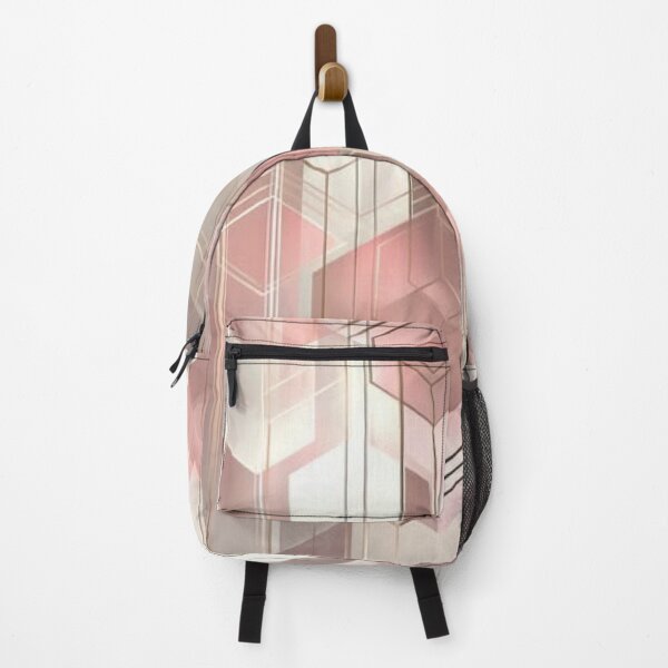 Item preview, Rose Gold Geometric Art Deco — Aesthetic Abstract Cubes Pattern designed and sold by LYAN-STORE.