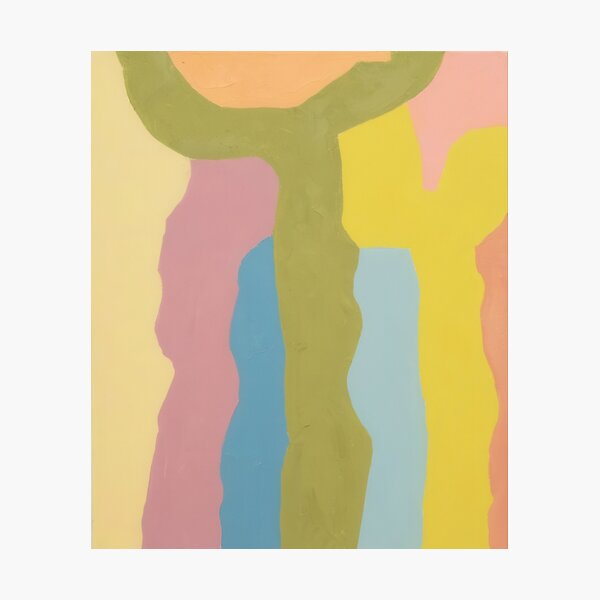 Item preview, Etel Adnan art - Etel Adnan artist - Etel Adnan painting - Etel Adnan abstract art - Etel Adnan landscape designed and sold by AnreatLTD.