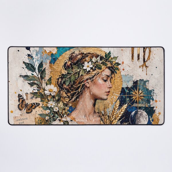 Item preview, Virgo Astrology Painting – Celestial Zodiac Maiden Art designed and sold by GalleryKauffeld.