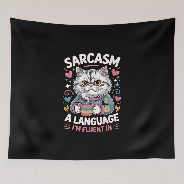 Item preview, Sarcasm is a language I am fluent in designed and sold by jkrphoto.