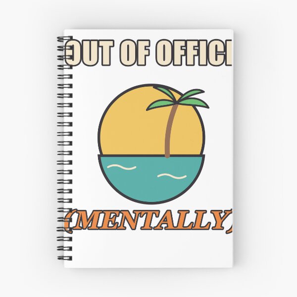 Item preview, Out of Office (Mentally) – Funny Retro Beach Sunset designed and sold by Gabtrex.