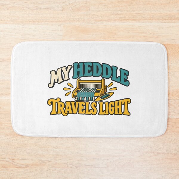 Item preview, My Heddle Travels Light Funny Rigid Heddle Gift designed and sold by UrbanCanvvas.