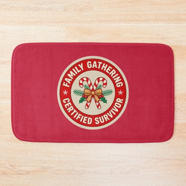 Item preview, Family Gathering Certified Survivor Holiday Badge designed and sold by DripCultureLab.