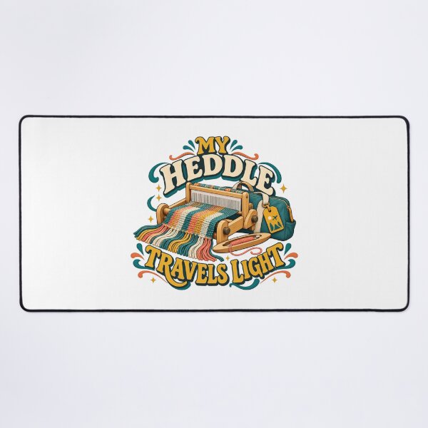 Item preview, My Heddle Travels Light Illustrated Portable Loom designed and sold by UrbanCanvvas.