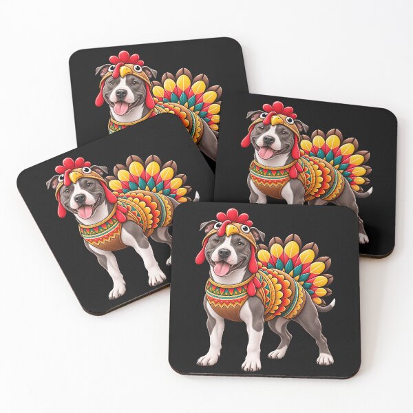 Item preview, Funny American Staffordshire Terrier Turkey Costume Thanksgiving Dog Lover designed and sold by rafaeltto.