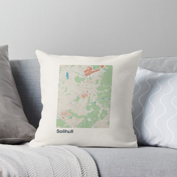 Item preview, Solihull Minimalistic Map Art designed and sold by MapsNerd.