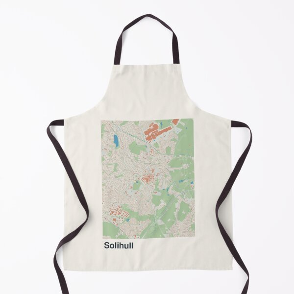 Item preview, Solihull Minimalistic Map Art designed and sold by MapsNerd.