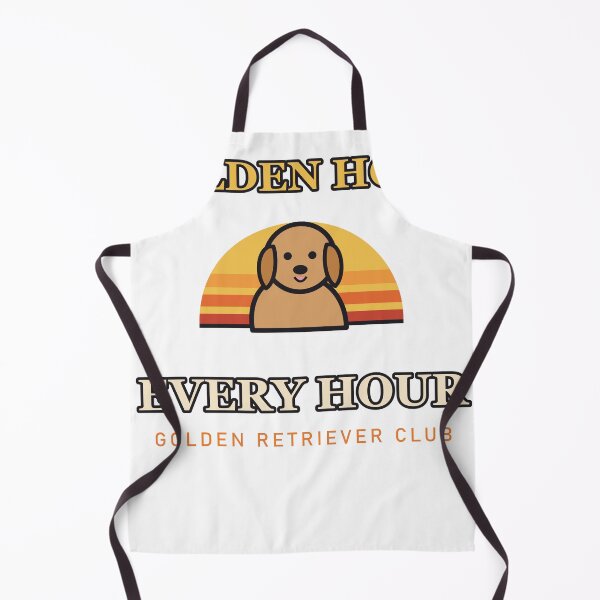 Item preview, Golden Hour Every Hour – Golden Retriever Retro Sunset designed and sold by Gabtrex.