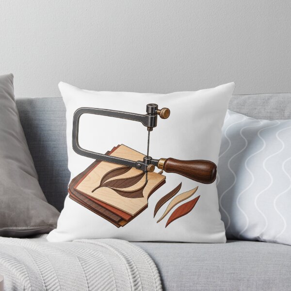 Item preview, Marquetry Artist Fret Saw and Wood Veneer Art designed and sold by UrbanCanvvas.