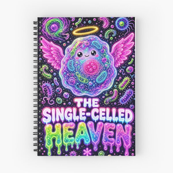 Item preview, The Single-Celled Heaven – Funky Amoeba Angel Microscopic Paradise Art designed and sold by The Crazy Monkey Design Studio.