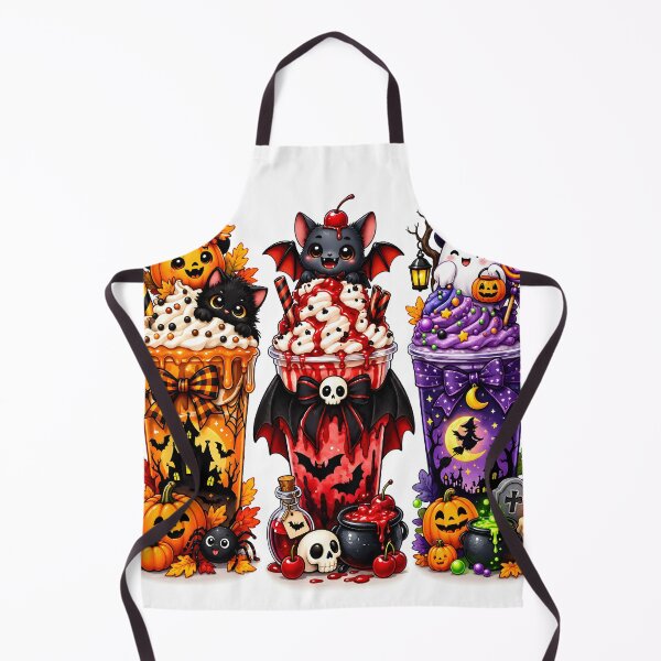 Item preview, Spooky Halloween Cute Monster Milkshake Trio designed and sold by Pure Craft.
