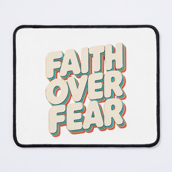 Item preview, Faith Over Fear Vintage Bold Lettering designed and sold by Mnyusshop.