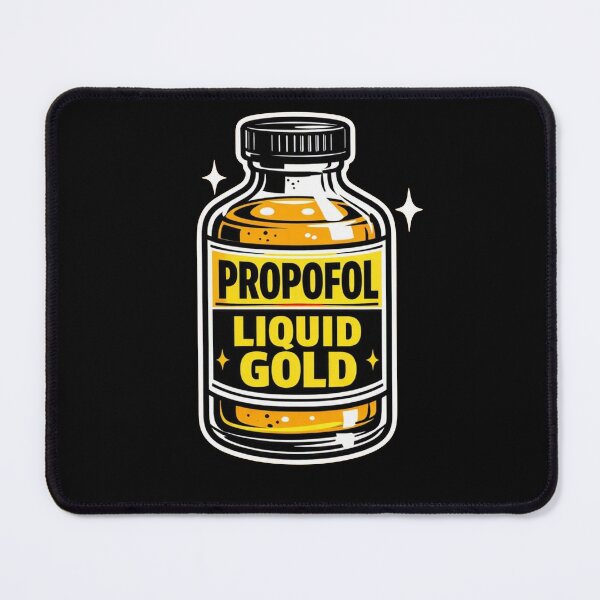 Item preview, Propofol: Liquid Gold – Funny Medical Pop‑Art Sticker designed and sold by Timeless Junction.