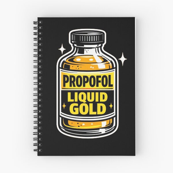 Item preview, Propofol: Liquid Gold – Funny Medical Pop‑Art Sticker designed and sold by Timeless Junction.