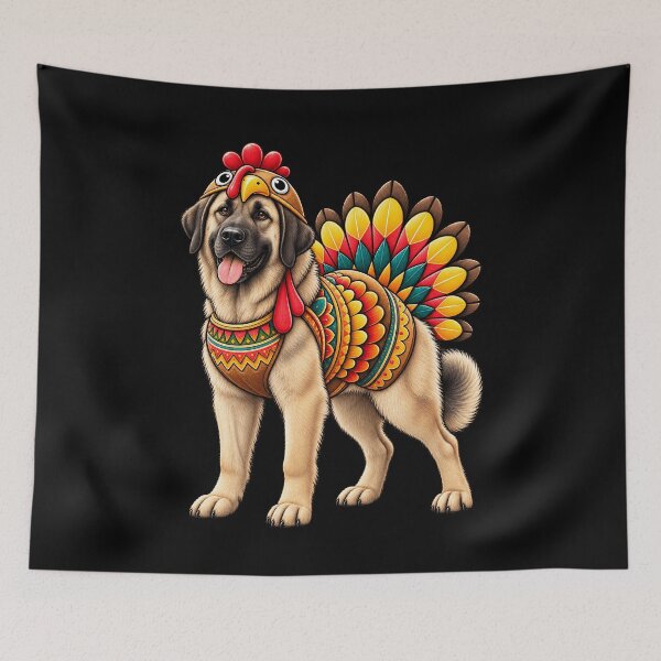 Item preview, Funny Anatolian Shepherd Turkey Costume Thanksgiving Dog Lover designed and sold by rafaeltto.