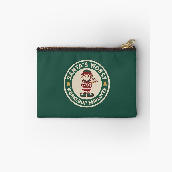 Item preview, Santa's Worst Workshop Employee Elf Badge designed and sold by DripCultureLab.