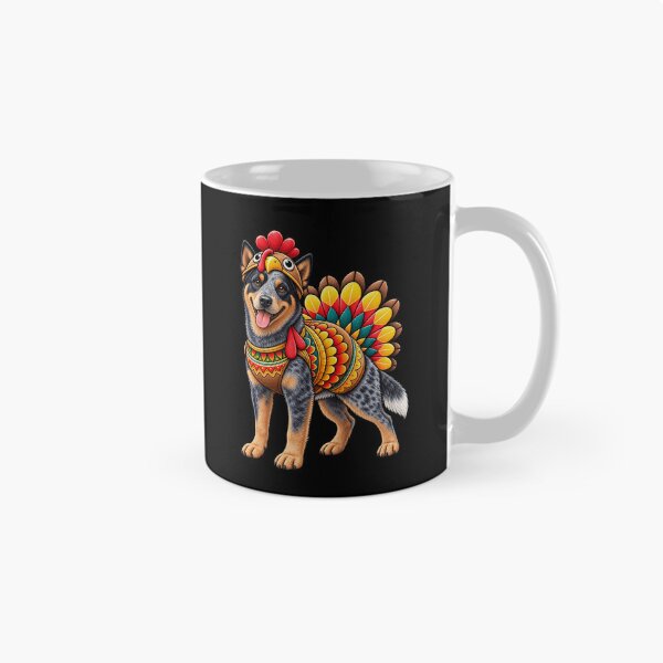 Item preview, Funny Australian Cattle Turkey Costume Thanksgiving Dog Lover designed and sold by rafaeltto.