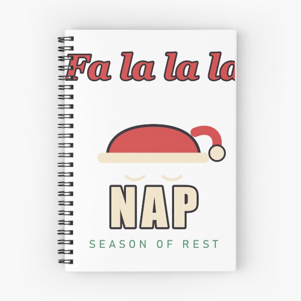 Item preview, Fa La La La Nap – Funny Sleepy Christmas designed and sold by Gabtrex.