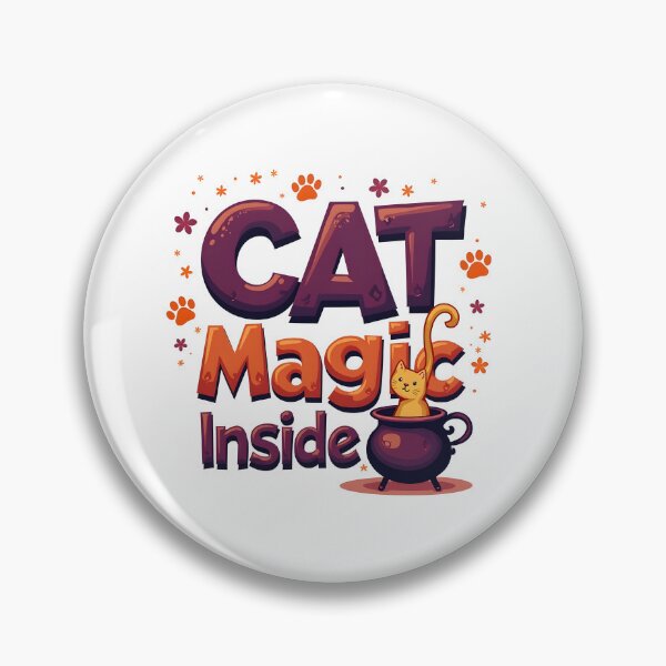 Item preview, cat magic inside cute cat halloween  designed and sold by Panya-Design.