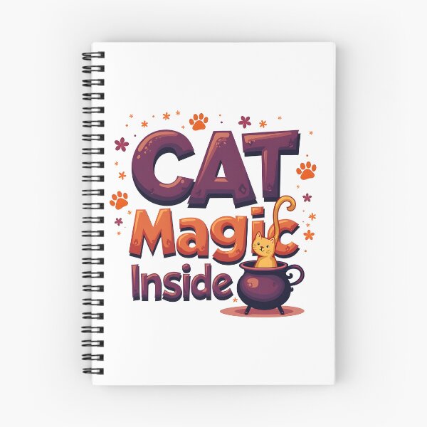 Item preview, cat magic inside cute cat halloween  designed and sold by Panya-Design.